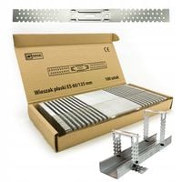 Wieszak płaski ES 60x125 do profili CD60 100szt.