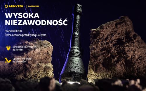 Latarka Armytek Barracuda XP-L HI White na Arena.pl