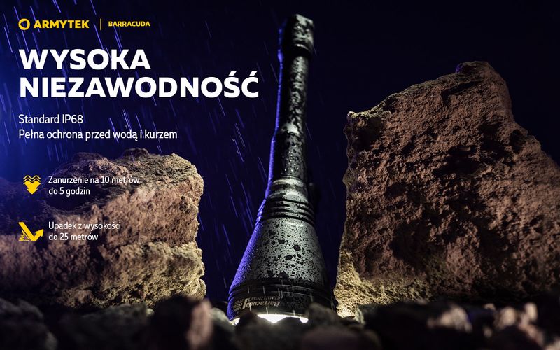 Latarka Armytek Barracuda XP-L HI White zdjęcie 9