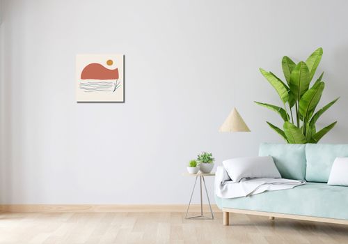 Obraz 40x40cm Serenada Zachodzącego Słońca na Arena.pl