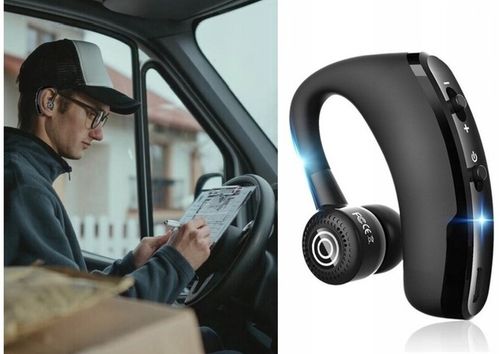 ZESTAW SŁUCHAWKOWY BLUETOOTH SŁUCHAWKA BEZPRZEWODOWA DO UCHA ŁADOWANIE USB na Arena.pl