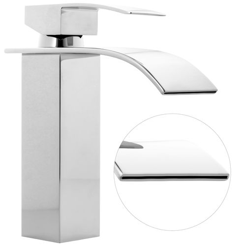 Bateria umywalkowa łazienkowa stojąca kran kaskada - Yoka na Arena.pl