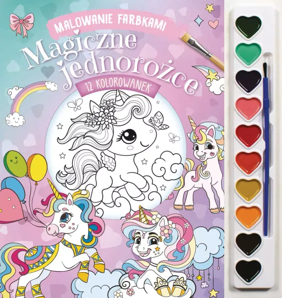 Malowanie farbkami. Magiczne jednorożce zdjęcie 1
