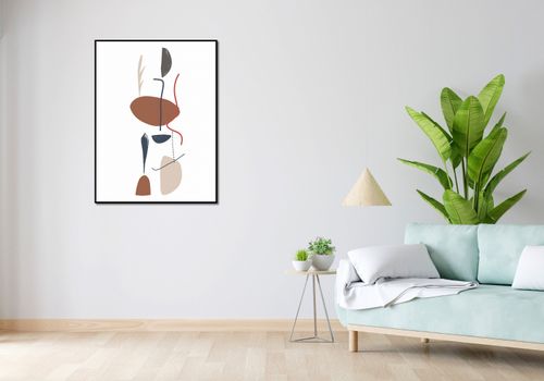 Plakat 75x100cm Równowaga Niuansy na Arena.pl