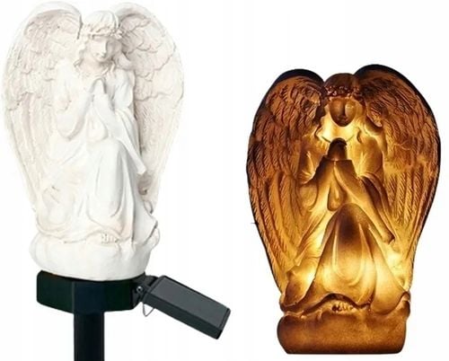 ANIOŁ SOLARNY LAMPKA LED NA WSZYSTKICH ŚWIĘTYCH NA CMENTARZ GRÓB na Arena.pl