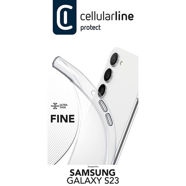 Cellularline Fine - Etui Samsung Galaxy S23 (przezroczysty) zdjęcie 4