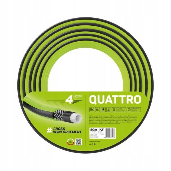 Wąż ogrodowy QUATTRO 1/2" 50 m zdjęcie 2