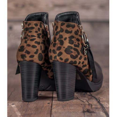 Botki Damskie Leopard Print r.36 na Arena.pl