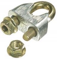 Zacisk do lin kabłąkowy ocynk 5mm/M5 3/16'' 100szt