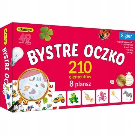Bystre oczko Adamigo Gra Bystre Oczko Gry planszowe Na prezent Strategiczne na Arena.pl