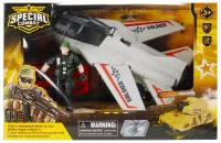 Samolot Wojskowy z Akcesoriami Mega Creative 499165