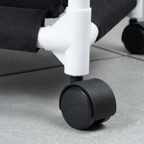 Kosz na Pranie Dzielony do Segregacji 3-komory Trzykomorowy Łazienkowy 137L na Arena.pl