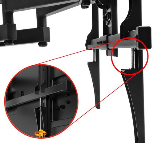 UCHWYT DO TELEWIZORA 32-85 CALI obrotowy EXTRA MOCNY DO 60KG wieszak TV hak na Arena.pl
