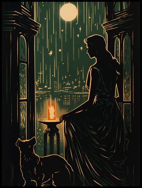 Plakat 75x100cm Nocne Szeptanie zdjęcie 2