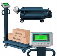 WAGA MAGAZYNOWA KÓŁKACH 600kg SKŁADANA PLATFORMOWA TOWAROWA PRZEMYSŁOWA