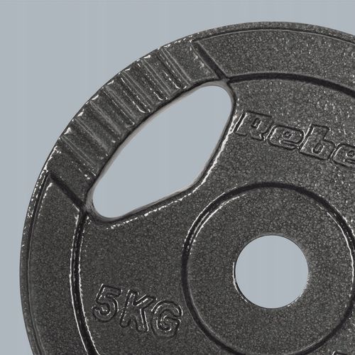 Obciążenie żeliwne zestaw 4x5kg 20kg otwór 31mm talerz z uchwytami REBEL na Arena.pl