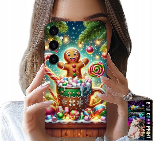 ETUI DO SAMSUNG GALAXY A04S - PIERNIK PIERNIKI ŚWIĄTECZNE WZORY +SZKŁO na Arena.pl