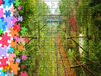 Puzzle tradycyjne Pociągi - Train