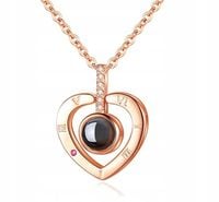 Naszyjnik Miłość Wyznanie dla Kobiety Serce S925