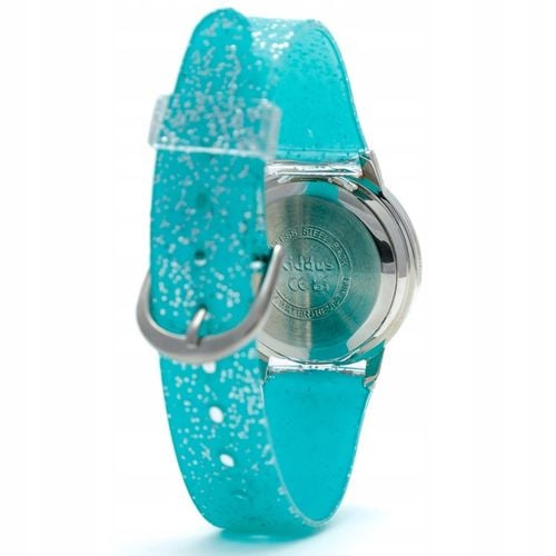 Girls' wrist watch with glitter. Includes exercises for learning the na Arena.pl