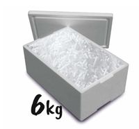 Suchy lód 16mm ciężki dym 5kg + 1kg GRATIS