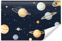 Fototapeta Dla Dzieci KOSMOS Planety Gwiazdy Galaktyka 450cm x 300cm