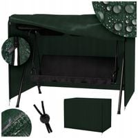 WODOODPORNY POKROWIEC NA HUŚTAWKE OGRODOWA 220x150x145 CM MOCNY