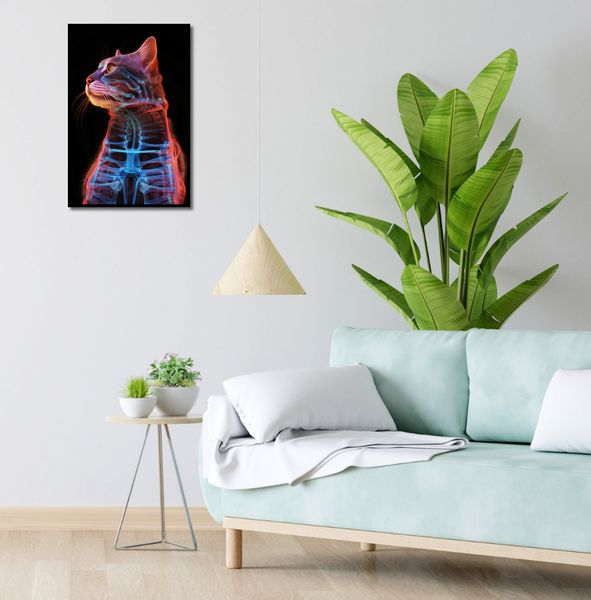 Plakat 40x60cm Anatomia Kota zdjęcie 4