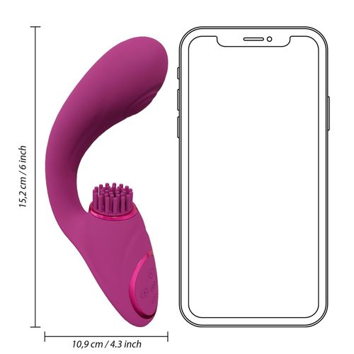 Gen - Rechargeable Triple Action G-Spot Vibrator With Pulse Wave na Arena.pl