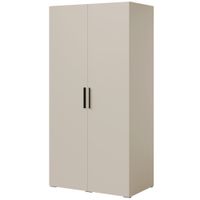 Szafa uchylna Napoli 2D 100 Kaszmir (czarny uchwyt)