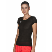 ARENA KOSZULKA DAMSKA TECHNICZNA WOMEN GYM S/S MESH SOLID BLACK S