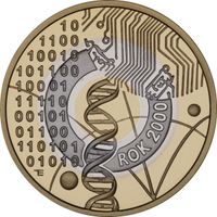 Rok 2000 – Przełom Tysiącleci 200 zł Złoto 2000 Proof