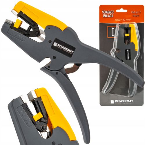ŚCIĄGACZ DO IZOLACJI KABLI PRZEWODÓW AUTOMATYCZNE SZCZYPCE 0,03-10 MM² 2w1 na Arena.pl