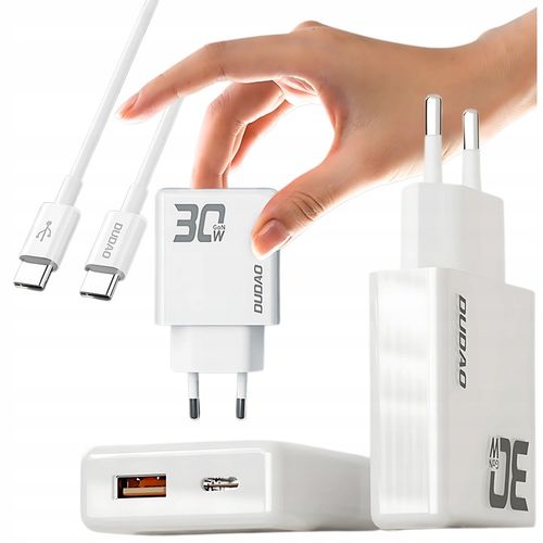 ŁADOWARKA USB C SZYBKA ŁADOWARKA SIECIOWA DO TELEFONU PD 30W Z KABLEM USB-C na Arena.pl