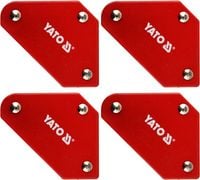 zestaw spawalniczych kątowników magnetycznych mini 4 szt. - yt-08677