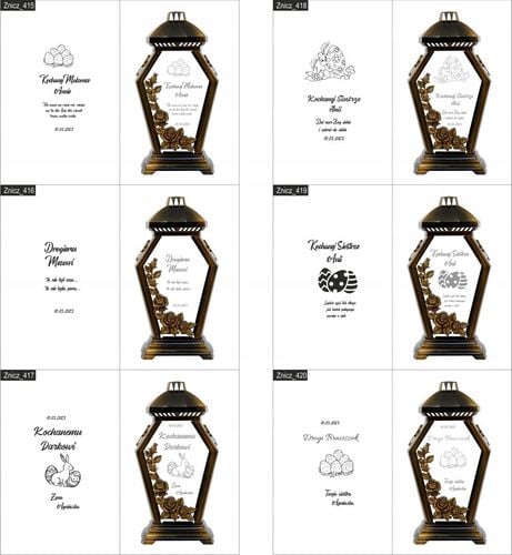 ZNICZ kapliczka Kochanej Mamie grawer z imieniem na Arena.pl