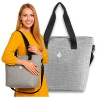 Torba torebka damska duża na ramię listonoszka shopper na zakupy podróżna