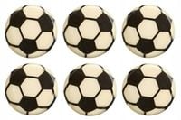 DEKORACJA CZEKOLADOWA - czekoladki piłki 6 szt