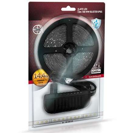 Taśma LED IDEUS 03034 14,4W 1260lm 3000K biała ciepła IP65 pasek 3 metry zdjęcie 1
