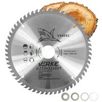 PIŁA TARCZA WIDIOWA DO CIĘCIA DREWNA 210x32 60 ZĘBÓW VERKE V44045
