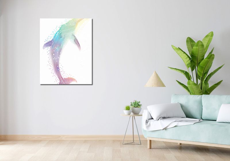 Obraz 70x90cm Spektrum Oceanu zdjęcie 2