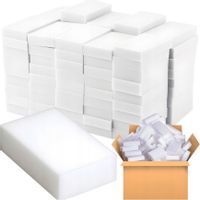 ZESTAW 100x MAGICZNA GĄBKA USUWA PLAMY CZYŚCI BRUD