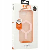 ETUI UAG URBAN ARMOR GEAR ESSENTIAL ARMOR MAGSAFE DO IPHONE 16E RÓŻOWE