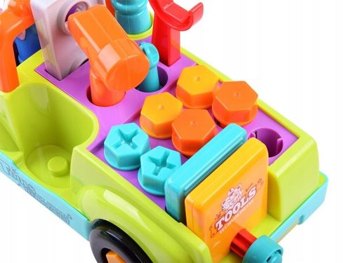 Auto do skręcania i rozkręcania mały mechanik jeździ gra interaktywny autko na Arena.pl