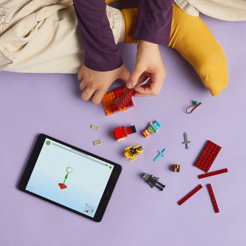 LEGO Minecraft 21266 Bitwa w Netherze Zestaw z Mobami i Lawą 6+ na Arena.pl