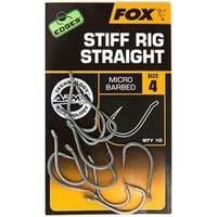 2 x HACZYKI FOX ARMAPOINT STIFF RIG STRAIGHT ROZ. 6