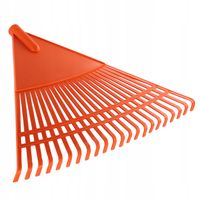 Kada Grabie Ogrodowe Do Liści Trawy Bez Trzonka Plastikowe Pomarańczowe