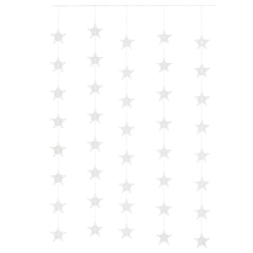 Zasłona świetlnych gwiazdek 200 diod LED ciepła biel, 8 funkcji na Arena.pl