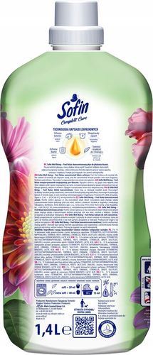 SOFIN Płyn do Płukania Tkanin Koncentrat z Olejkami MIX 1,4l x 4szt 280prań na Arena.pl