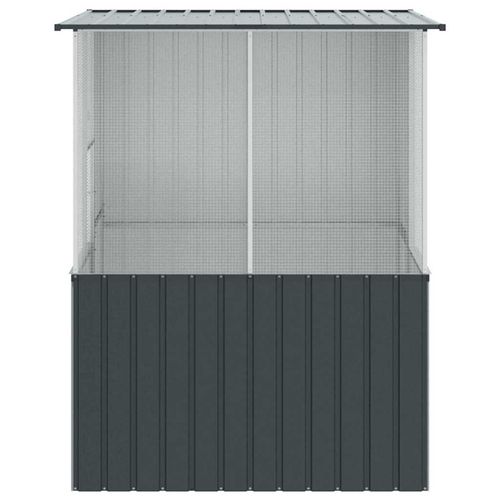 Klatka dla ptaków z przechowywaniem Antracyt 154 x 154 x 200 cm na Arena.pl